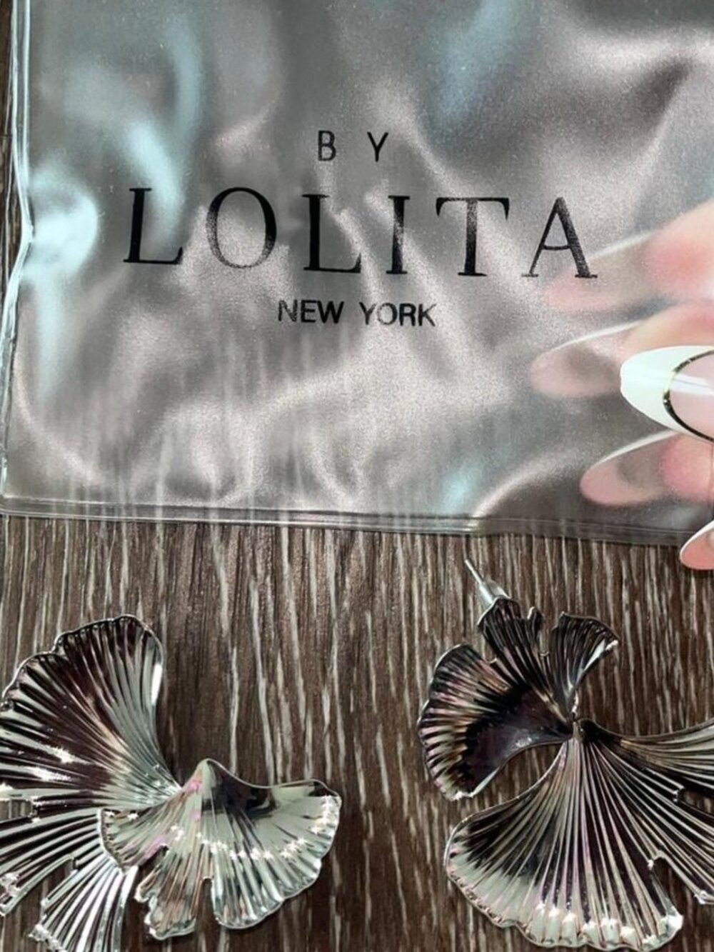 By Lolita New York Silver Earrings *Brand NEW*